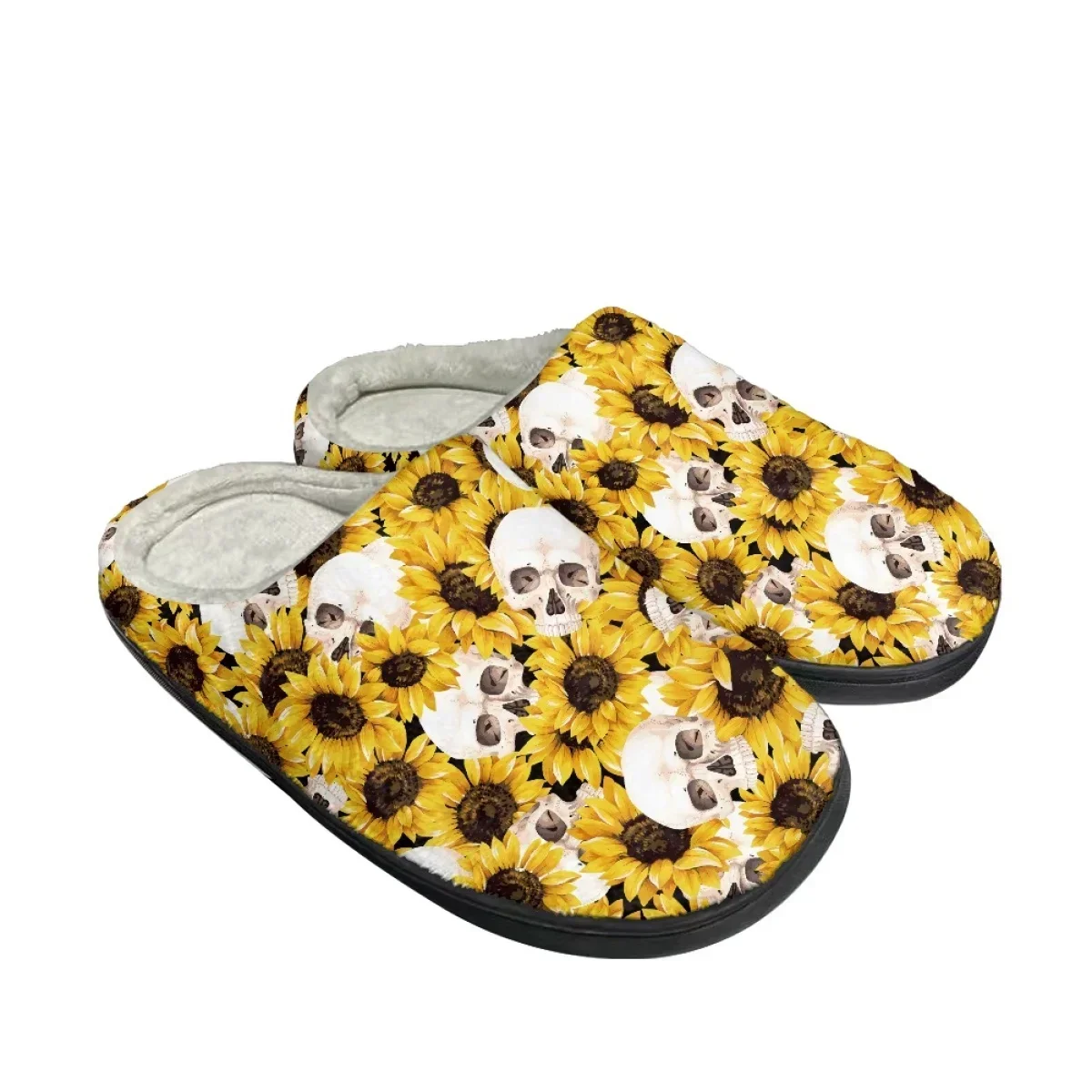 Home Bathroom Design - Winter Couple Women Home Footwear Sunflower
