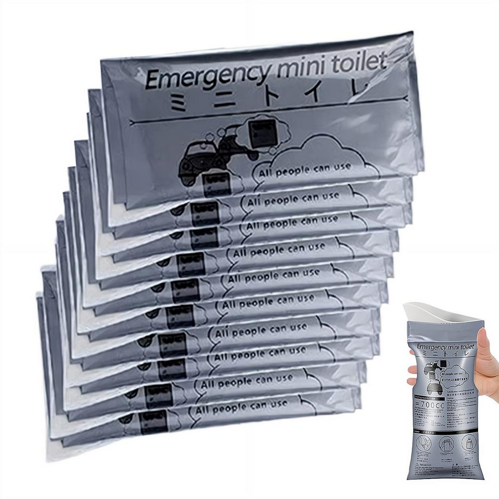 Home Bathroom Urinal - 10pcCar Emergency Urine Bag Disposable Travel