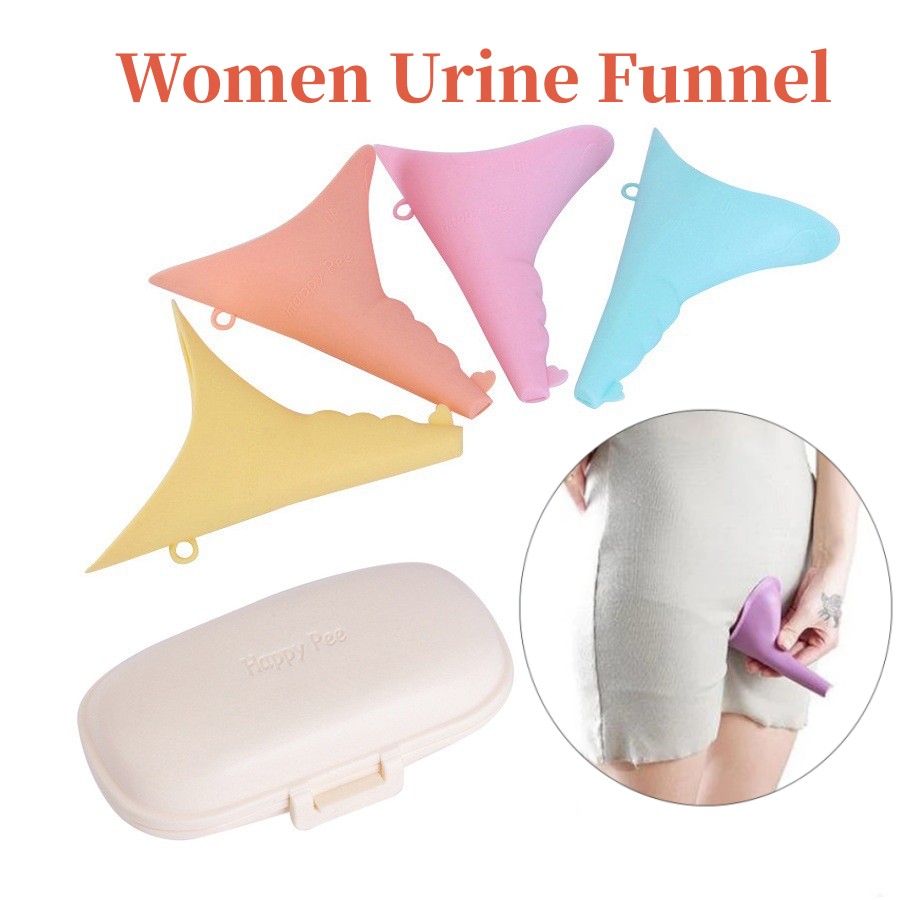 Home Bathroom Urinal - Silicone Women Urinal Outdoor Travel Camping