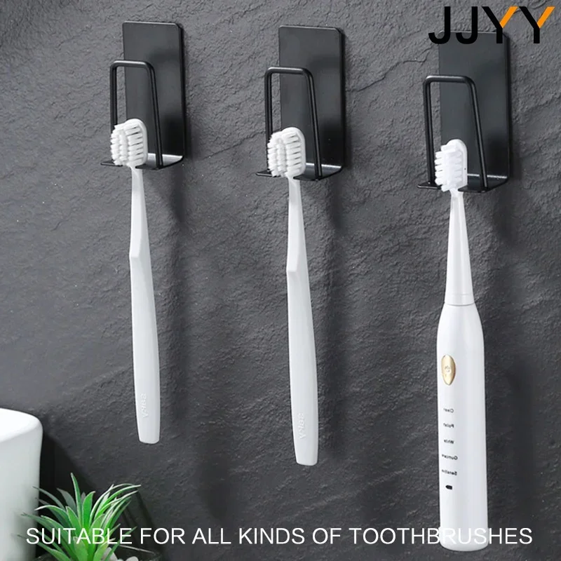 Home Essentials Bathroom Organizer - Stainless Steel Toothbrush Holder Creative Bathroom