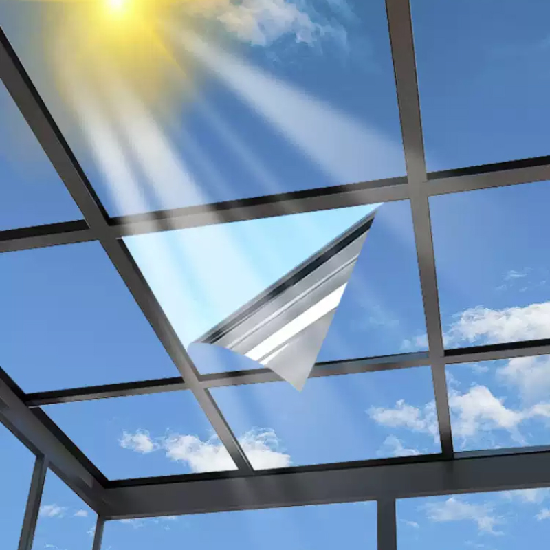 Home One Bathroom - Privacy One-Way Reflective Window Film Sun