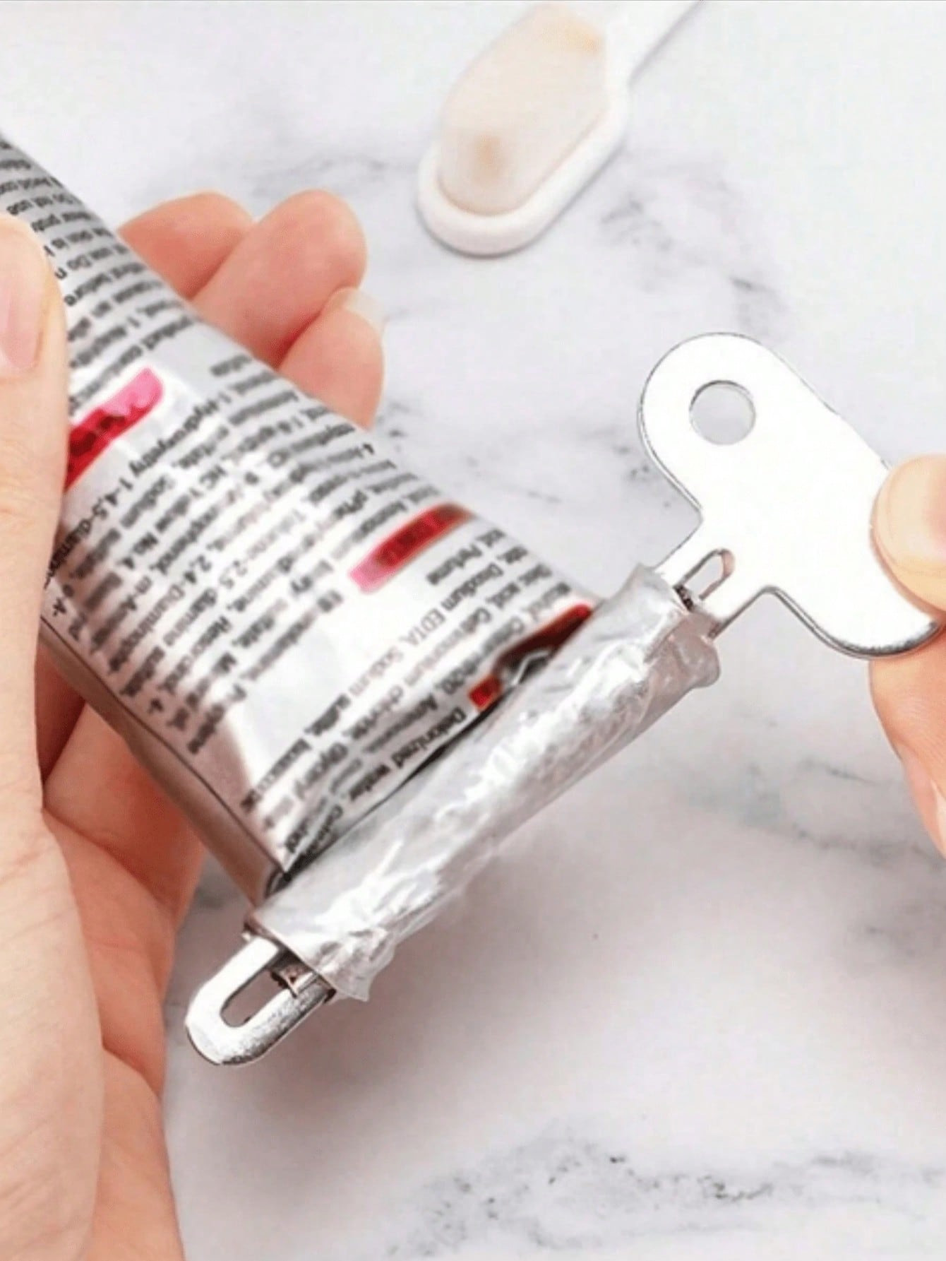 Home Essentials Bathroom Organizer - 2-Pack Vintage Cast Iron Toothpaste Squeezer