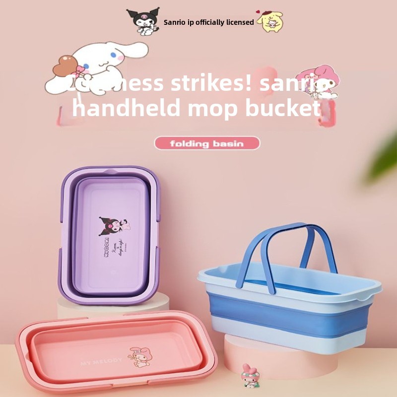 Home Edit Bathroom Storage - Sanrio series new thickened foldable cartoon