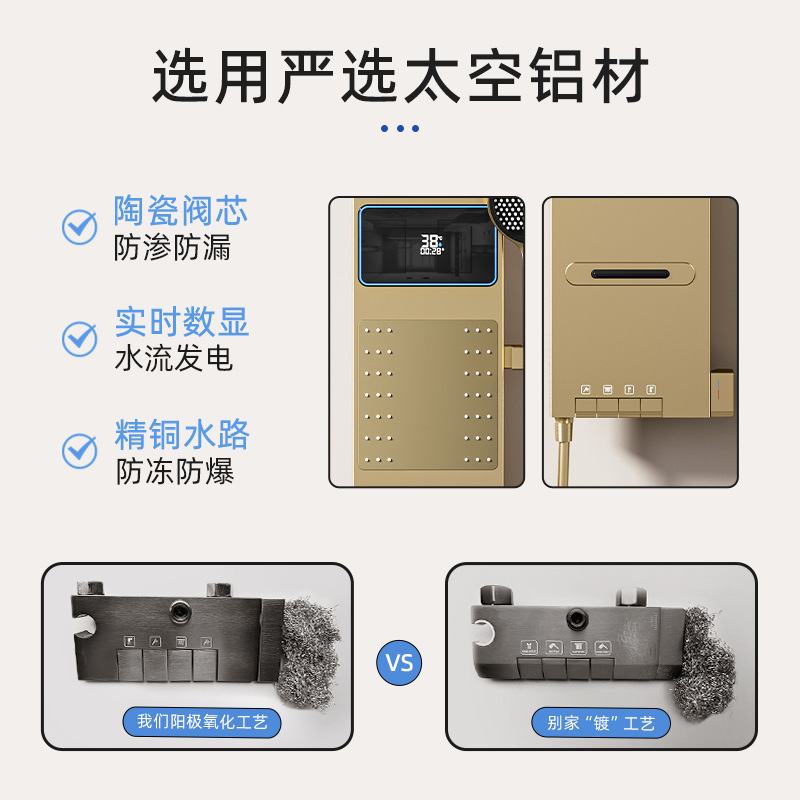 Space-Gray Smart Digital Displ - Home For Bathroom review and price