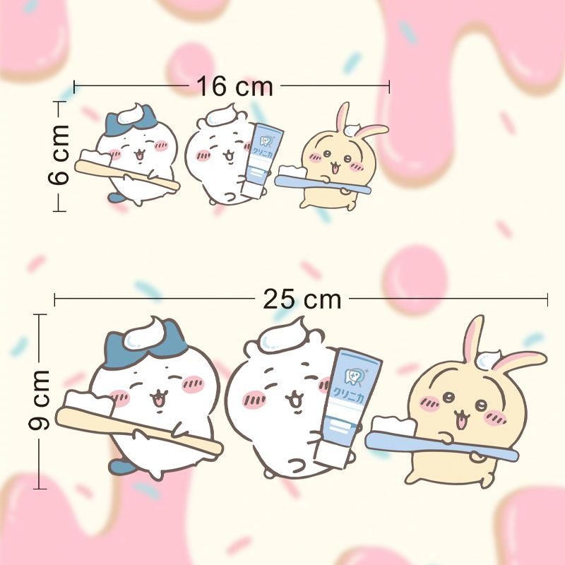 Hot Chiikawa Mirror Stickers S - Home One Bathroom review and price