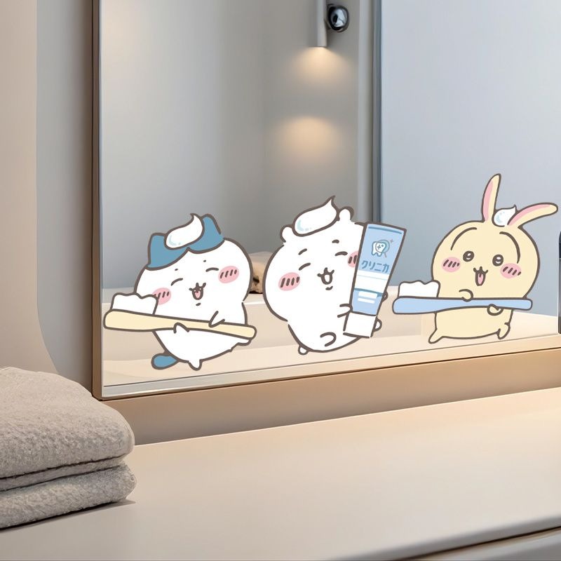 Hot Chiikawa Mirror Stickers S - Home One Bathroom review and price