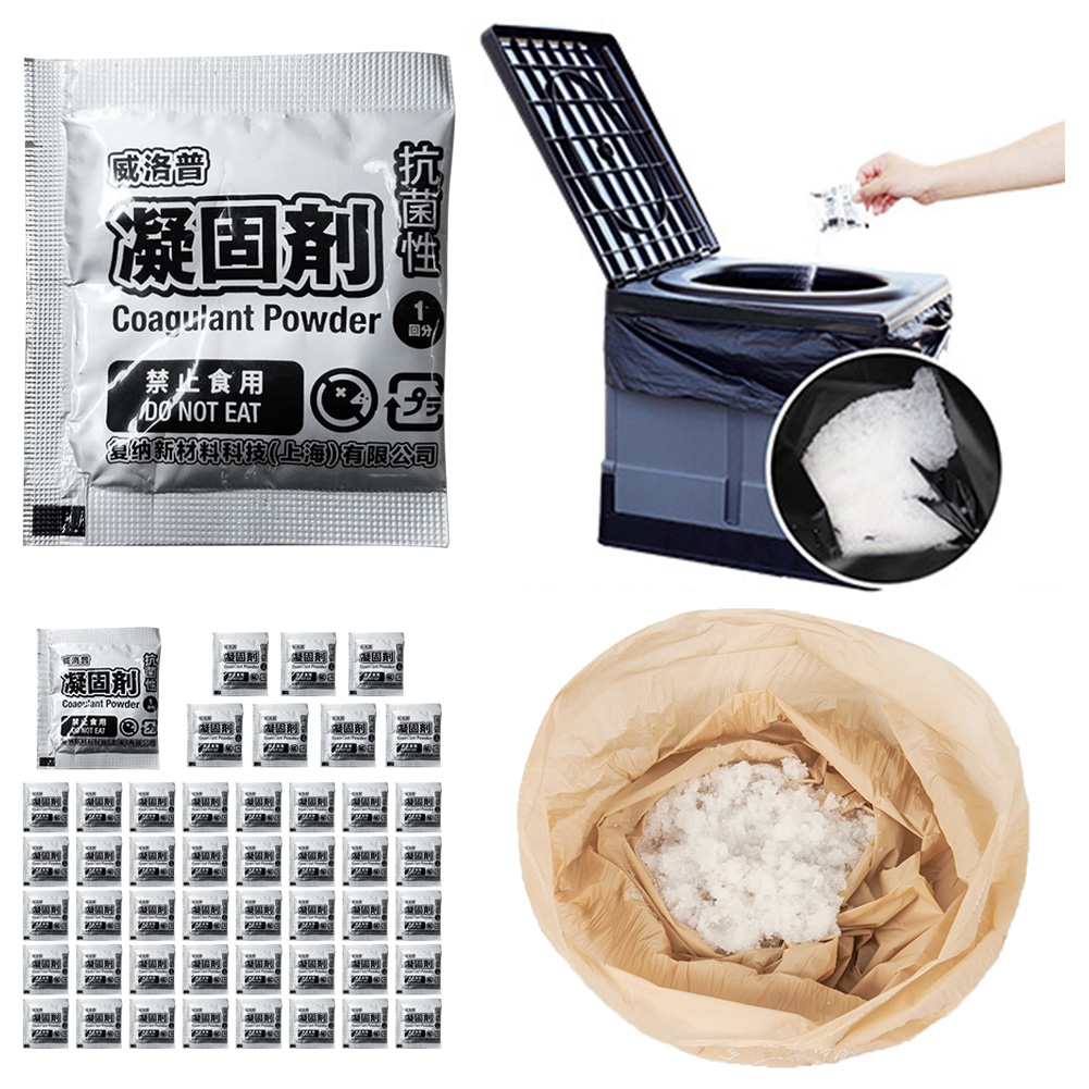 48Pcs Portable Toilet Powder E - Home Bathroom Urinal review and price