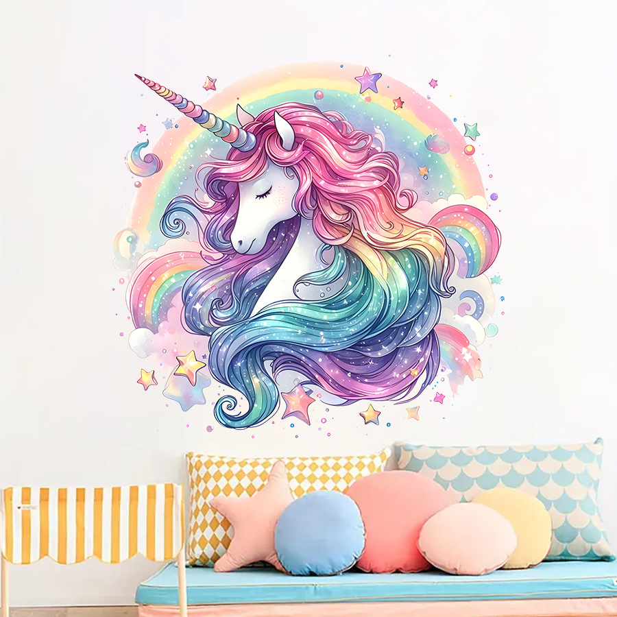 1Pc Charming Unicorn and Rainb - Home One Bathroom review and price