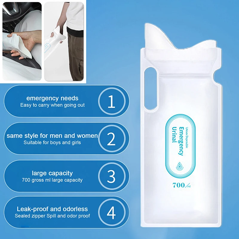 4PCS 700ml Car Urine Bag Emerg - Home Bathroom Urinal review and price