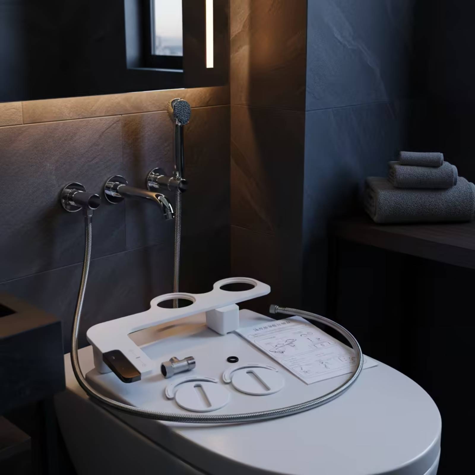 Bidet with Side Control Panel  - Home Bathroom Design review and price