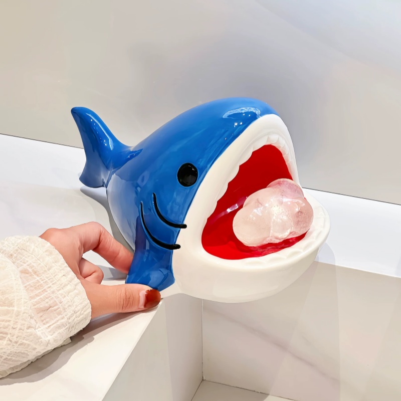 Cute Cartoon Big Mouth Shark S - Home Edit Bathroom Storage review and price