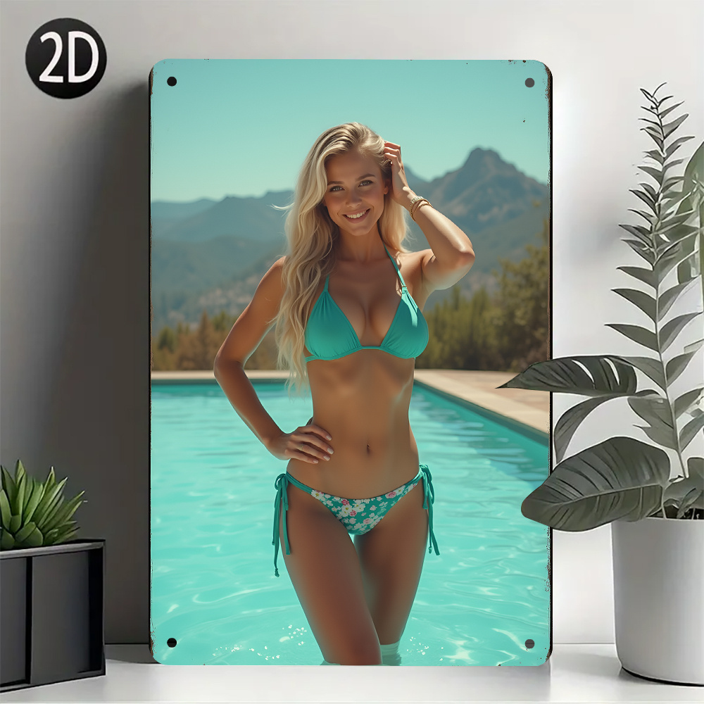 2D Flat Retro Metal Sign - Tur - Home Bathroom Design review and price