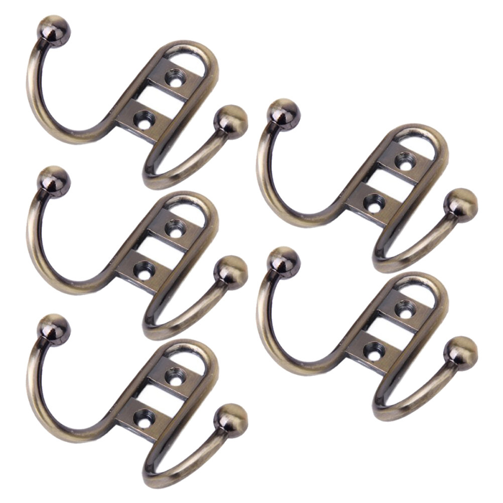 5Pcs Double Hook Wall Mount Ho - Home Bathroom Design review and price