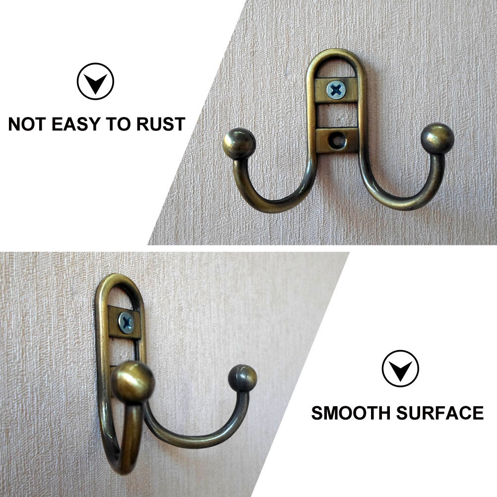 5Pcs Double Hook Wall Mount Ho - Home Bathroom Design review and price