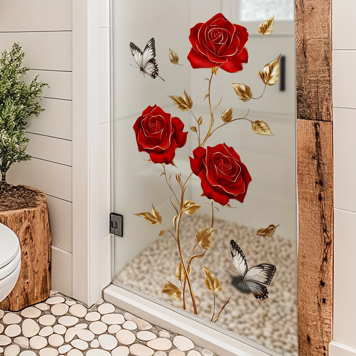 1Pc Charming and Romantic Red  - Home One Bathroom review and price