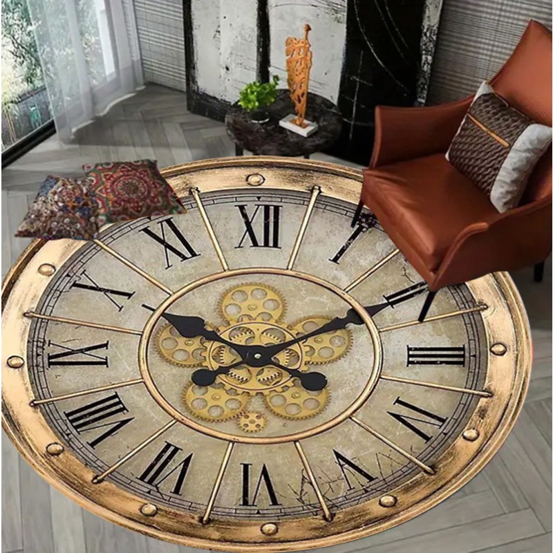 Vintage Clock Design Round Car - Home Toilet Bathroom Design review and price