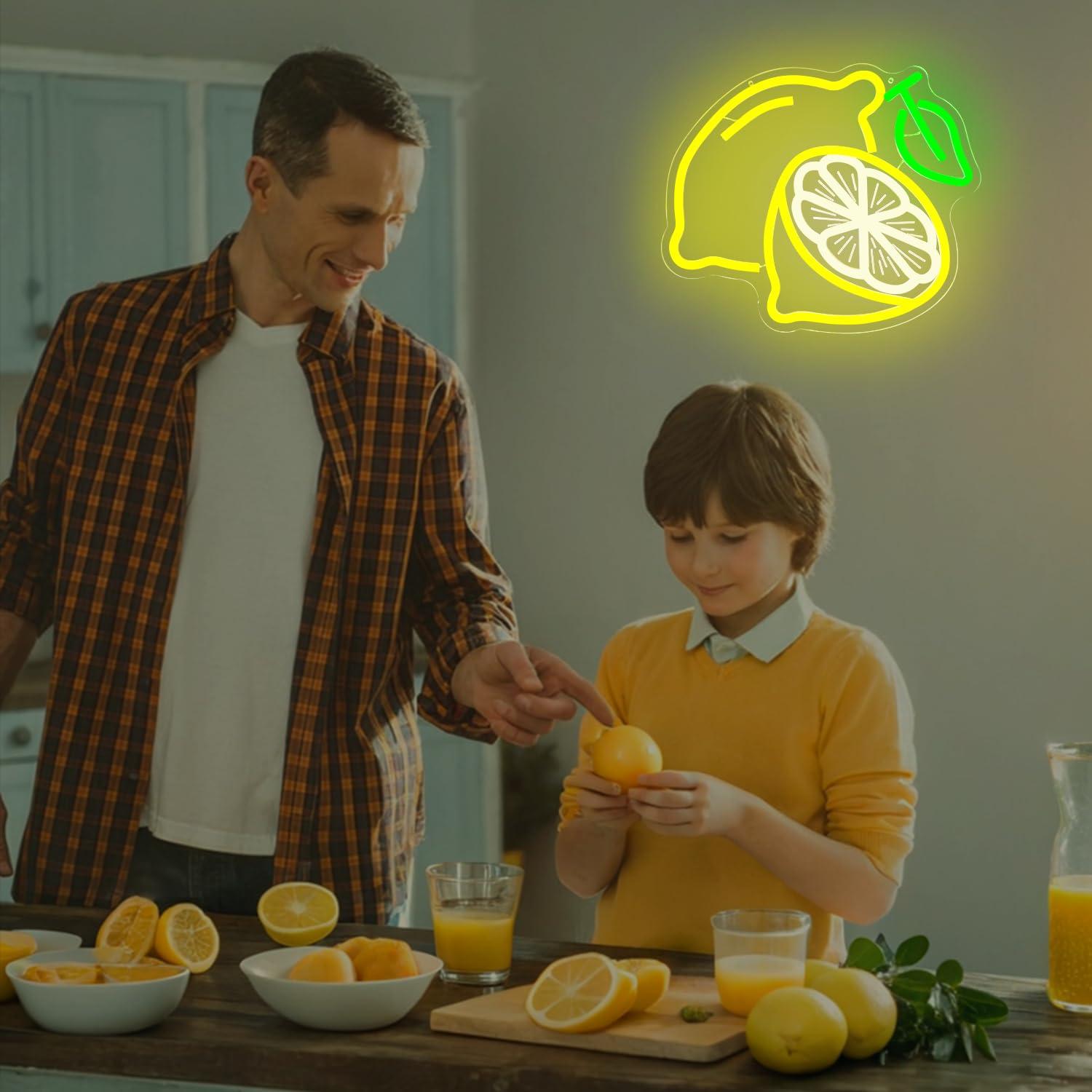 Lemon Neon Sign Dimmable LED L - Home For Bathroom review and price