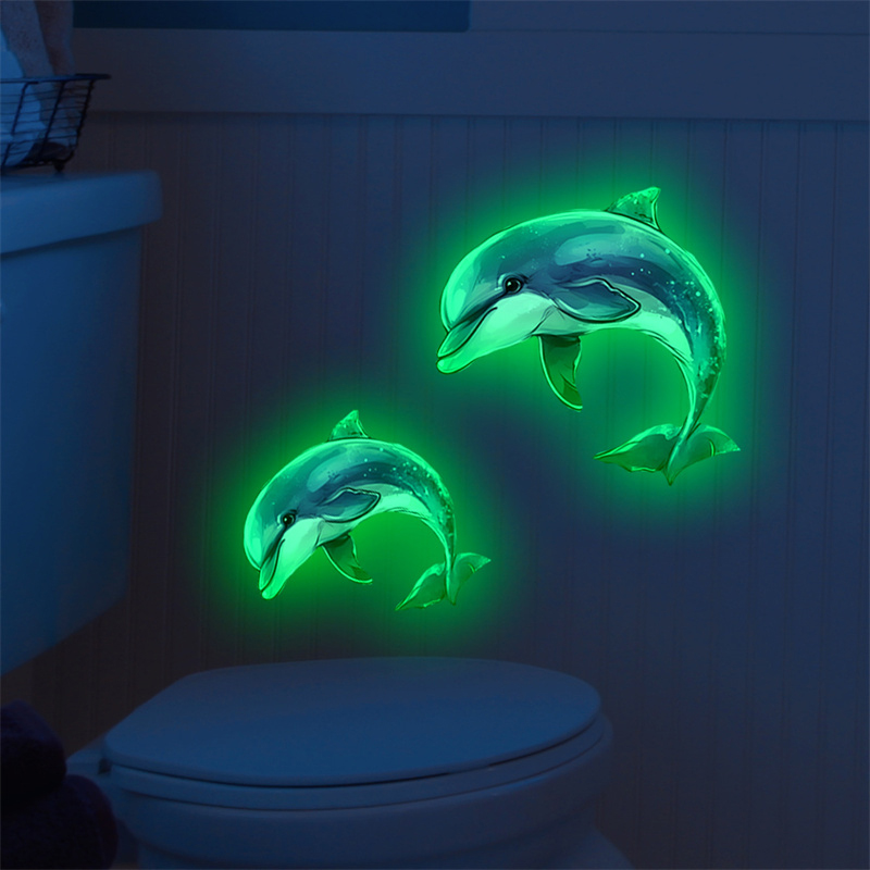 Glow-in-the-dark Dolphin Toile - Jet Home Bathroom review and price