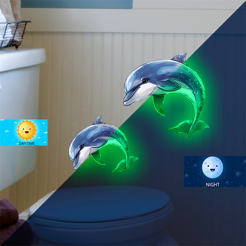 Glow-in-the-dark Dolphin Toile - Jet Home Bathroom review and price