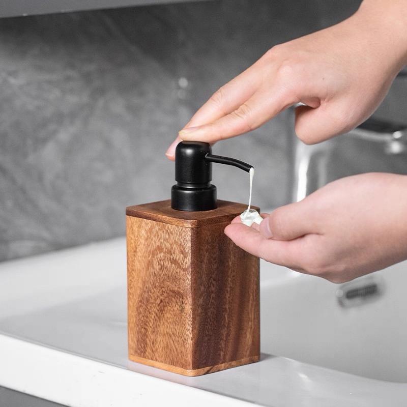 Luxury Wooden Soap Dispenser H - Jet Home Bathroom review and price