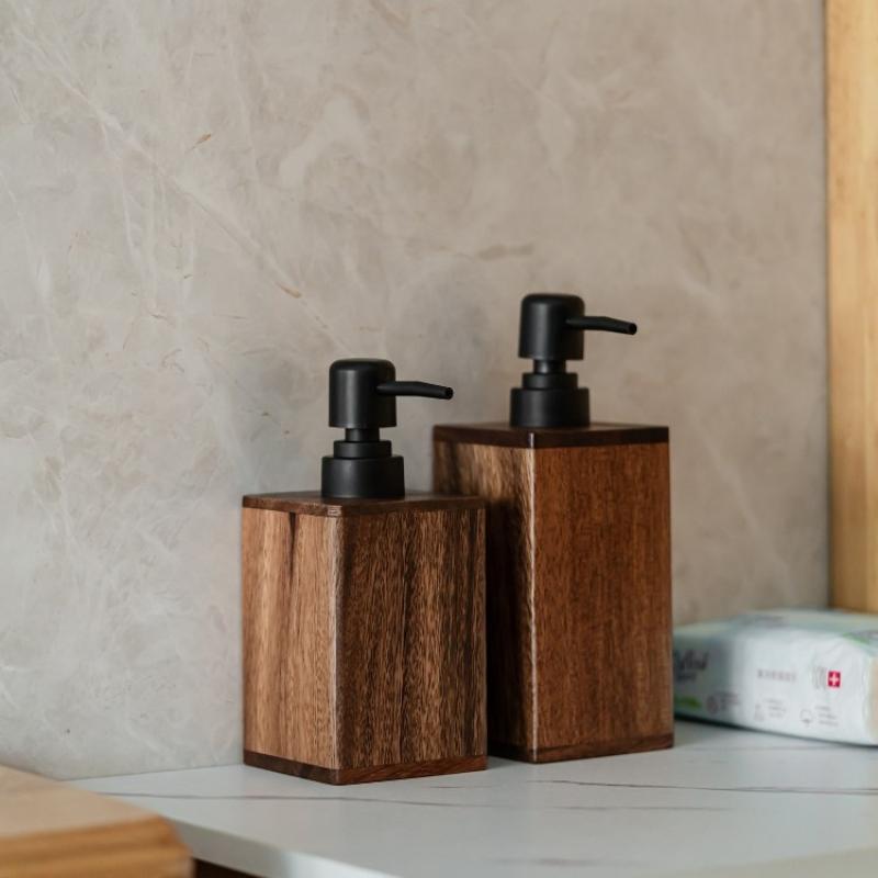 Luxury Wooden Soap Dispenser H - Jet Home Bathroom review and price