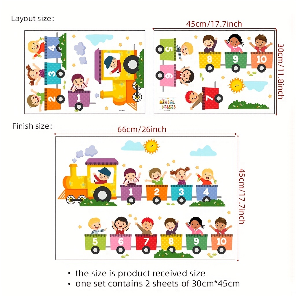 2Pcs Colorful Educational Digi - Home One Bathroom review and price