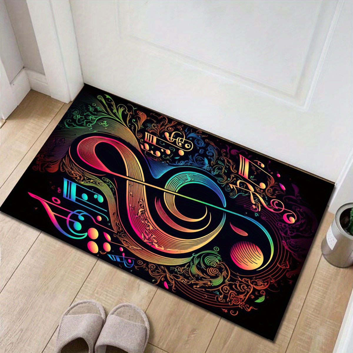 Musical Notes Non-Slip Floor M - Home Toilet Bathroom Design review and price