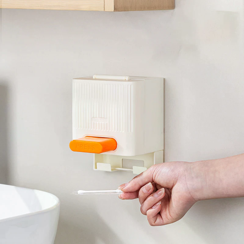 Press Cotton Swab Box Automati - Home One Bathroom review and price