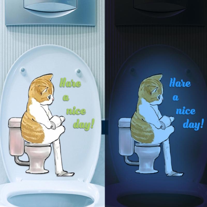 Bathroom Luminous Cat Squattin - Jet Home Bathroom review and price