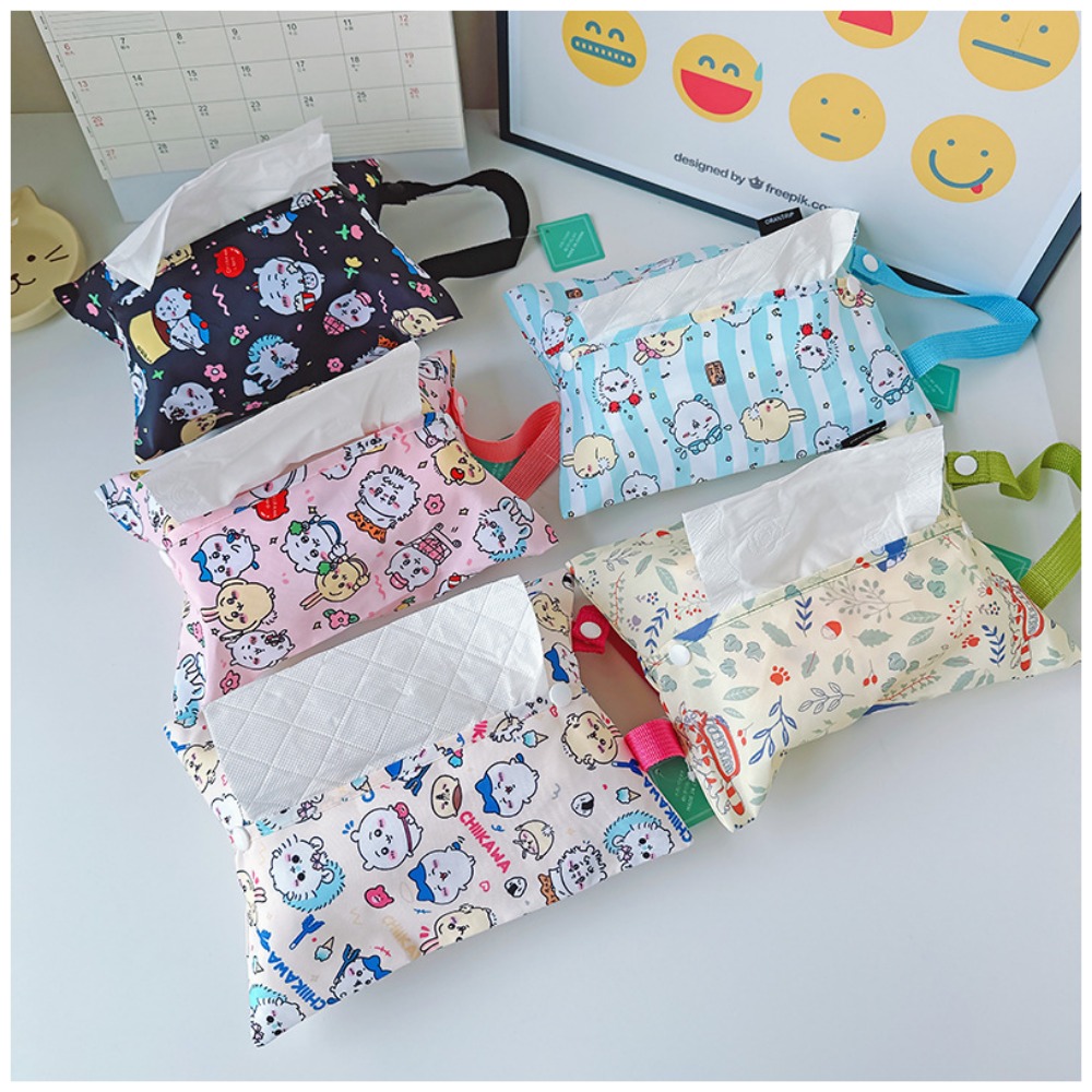 New Cartoon Tissue Storage Bag - Home Edit Bathroom Storage review and price