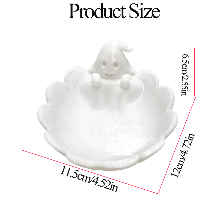 Matte White 3D Cute Ghost-Shap - Home Essentials Bathroom Organizer review and price