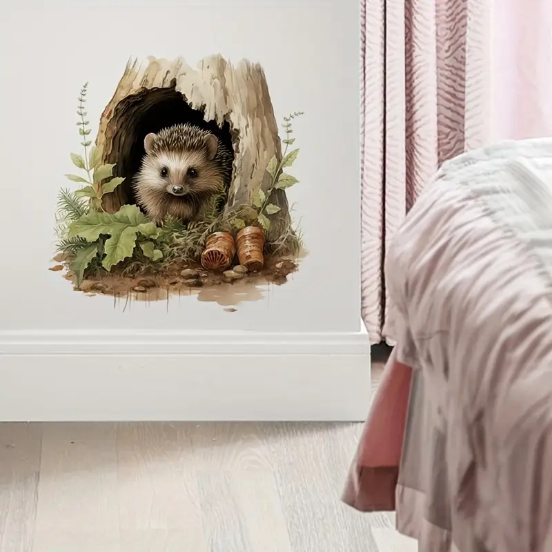 Little Hedgehog Hole Decal, To - Home Toilet Bathroom Design review and price