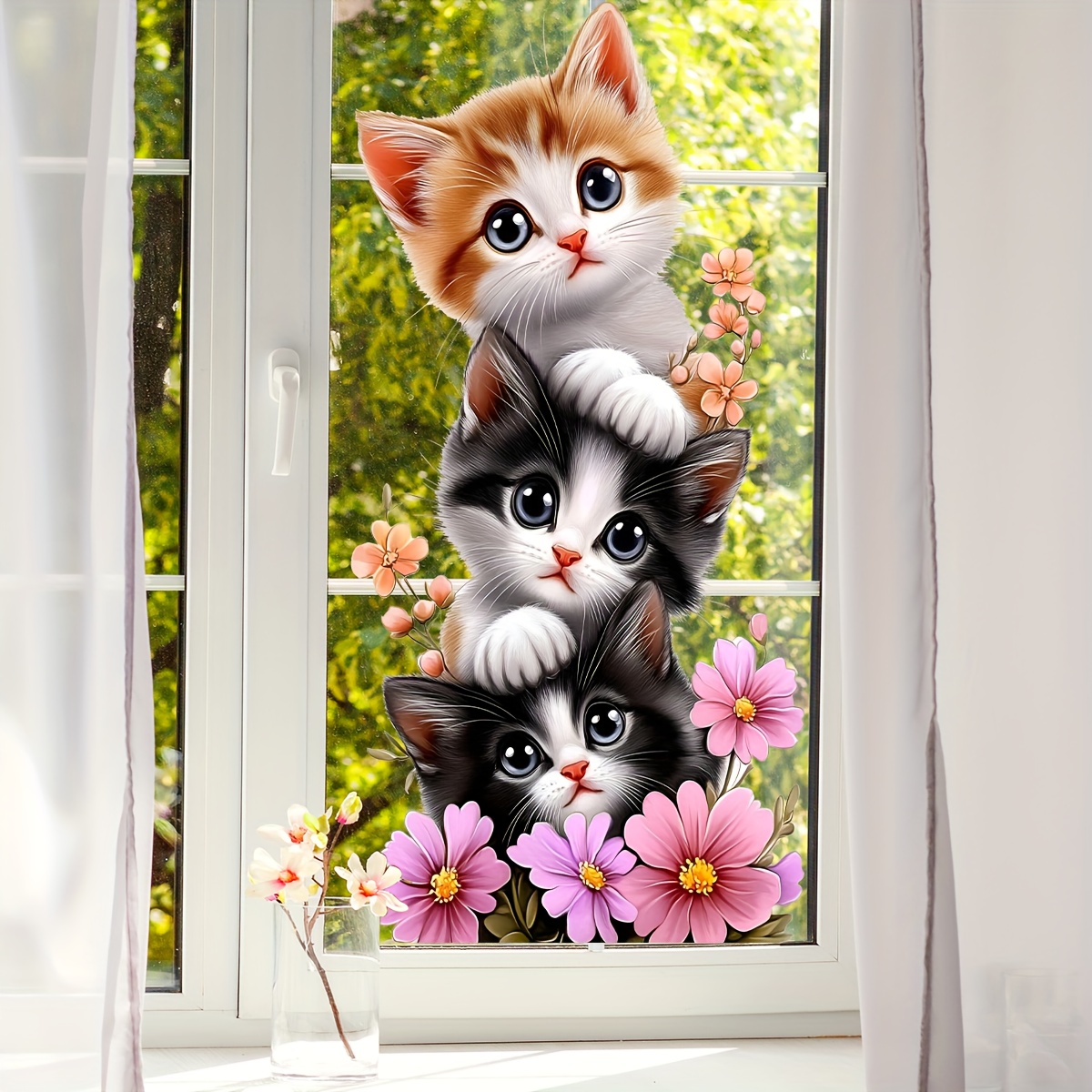 1Pc Cute Kitten Jenga Butterfl - Home One Bathroom review and price